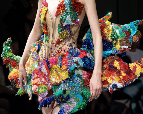 Germanier x Nguyen Tien Truyen, Haute Couture, FW25-26, Les Joueuses, 2025 © Courtesy of Kévin Germanier